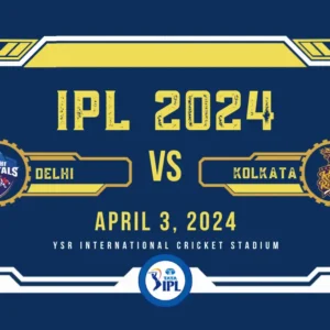DC vs KKR IPL Tickets: Delhi Capitals vs Kolkata Knight Riders Tickets